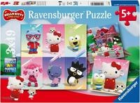 Ravensburger Puzzle Kinderpuzzle 3x49 Teile - Hello Kitty - Abenteuer in Cherry...