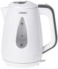 Mesko Wasserkocher MS 1261 grey, Kunststoff, 1,7 Liter, elektrisch, wei&szlig;, grau, 360