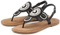 LASCANA Sandalette, Sommerschuh, offener Schuh, Zehentrenner Sandale, Pantolette in