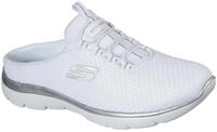 Sabot SKECHERS "SUMMITS SWIFT STEP", Damen, Gr. 35, wei&szlig;, Textil, Schuhe Sabot,
