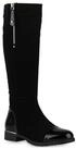 VAN HILL 840545 Stiefel Damen Klassische Stiefel Ava mit Lack-Details und...