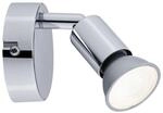 Paulmann Wandleuchte Carolina, ohne Leuchtmittel, Spotlight IP44 max. 1x10W Chrom