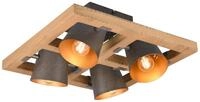 TRIO Leuchten LED Deckenstrahler, Dimmfunktion, LED wechselbar, Warmwei&szlig;,