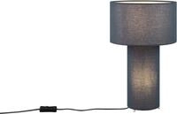 TRIO Leuchten Schreibtischlampe BALE, Nachttischlampe Stoff exkl 2xE27 max 10W...