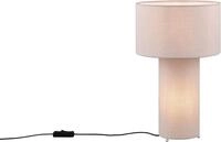 TRIO Leuchten Schreibtischlampe BALE, Nachttischlampe Stoff exkl 2xE27 max 10W...