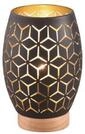 TRIO Leuchten Schreibtischlampe Trio Leuchten Tischleuchte Bidar 1xE27, schwarz, Ohne