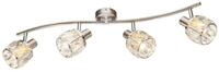 GLOBO LIGHTING LED Deckenstrahler, Dimmfunktion, LED wechselbar, warmwei&szlig;,