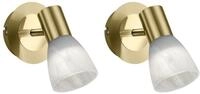 TRIO Leuchten LED Wandstrahler, LED wechselbar, Warmwei&szlig;, innen, kleine...