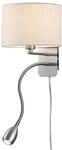 TRIO Leuchten LED Wandleuchte mit Leselampe & Schalter H&ouml;he 23,5cm, dimmbar,...