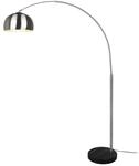 TRIO Leuchten LED Bogenlampe, Dimmfunktion, LED wechselbar, Warmwei&szlig;, gro&szlig;e