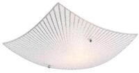 TRIO Leuchten LED Deckenleuchte, LED wechselbar, Warmwei&szlig;, flache Lampenschirme