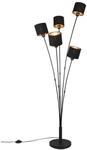 Reality Leuchten LED Stehlampe, Dimmfunktion, LED wechselbar, Warmwei&szlig;, gro&szlig;e