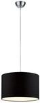 TRIO Leuchten einflammig mit Stoff Lampenschirm &Oslash; 40cm, Dimmfunktion, LED