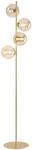 Luce Ambiente Design LED Stehlampe mit Glas-Kugeln, H&ouml;he 160cm, Dimmfunktion,...