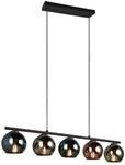 Reality Leuchten LED Pendelleuchte, LED wechselbar, warmwei&szlig;, Glas-kugel mehrflammig