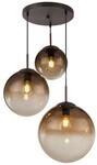 GLOBO LIGHTING LED Pendelleuchte, LED wechselbar, warmwei&szlig;, mehrere Glas-kugeln