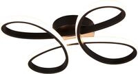 TRIO Leuchten LED Deckenleuchte FLY, Deckenlampe LED 22W 2600 Lumen warmwei&szlig;...