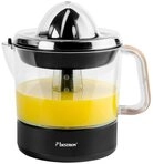 bestron Zitruspresse ACJ350, 40 W, 700 ml mit 2 Presskegeln & Frischhaltedeckel