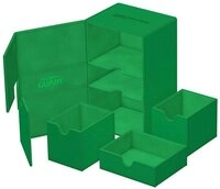 Ultimate Guard Sammelkarte Twin Flip`n`Tray 160+ XenoSkin&trade; Monocolor - Gr&uuml;n