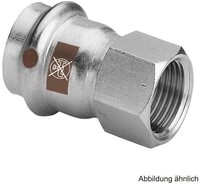Viega Wasserrohr Viega Temponox &Uuml;bergangsst&uuml;ck mit IG, Modell 1712, 35 mm x 1 1/4"