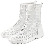 LASCANA Stiefelette zum Schn&uuml;ren mit modischen Cut-Outs, Stiefel, Boots,
