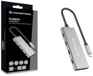 Conceptronic Laptop-Dockingstation HUBBIES16G, USB-C 4-Port USB 3.2 Gen-2 Hub...