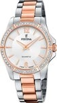 Festina Quarzuhr Mademoiselle F20595/1, Armbanduhr, Damenuhr, Edelstahlarmband