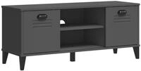 vidaXL Schuhregal Schuhbank VIKEN Anthrazit 106x35x45 cm Holzwerkstoff, 1-tlg.
