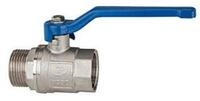 RIEGLER Kugelhahn Riegler Kugelhahn &raquo;valve line&laquo;, Handhebel blau, MS vern.,...