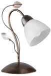 TRIO Leuchten LED Nachttischlampe, LED wechselbar, Warmwei&szlig;, Tischbeleuchtung