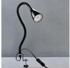 B.K.Licht LED Klemmleuchte Sirius, Dimmfunktion, mehrere Helligkeitsstufen,
