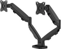 FELLOWES Monitor-Halterung Monitorarm Eppa 2 Monitore Tischklemme schwarz