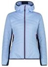 CMP Outdoorjacke CMP Damen Jacke WOMAN HYBRID JACKET FIX HOOD 34Z6576 blau 34 EU