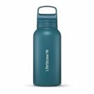 LifeStraw Trinkflasche Go Series Stainless Steel mit Wasserfilter, Verschluss...