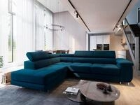 Masseno Ecksofa SELVA mit Schlaffunktion L-Form, Sofa mit Bettkasten