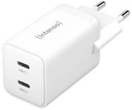 Intenso Ladeger&auml;t Power Adapter 40 Watt W40CC GaN 2x USB-C f&uuml;r 2 Ger&auml;te wei