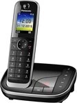 Panasonic KX-TGJ320GB DECT GAP Schwarz mit Anrufbeantworter Festnetztelefon
