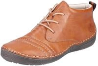 Schn&uuml;rboots RIEKER, Damen, Gr. 36, braun (cognac), Lederimitat, Schuhe Schn&uuml;rboots,
