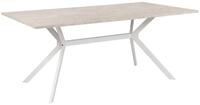 Finori Esstisch in Sandstein / wei&szlig; - 180x75x90cm (BxHxT)
