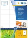 HERMA Etikett HERMA 10729 HERMA Universal-Etiketten Recycling, 70 x 37 mm, 80...