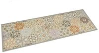 vidaXL Teppich, K&uuml;chenteppich Waschbar Hexagon Pastell 60x180 cm Samt