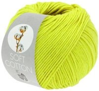 LANA GROSSA Soft Cotton H&auml;kelwolle, 140 m