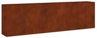 vidaXL Hochbeet Hochbeet 280x40x80 cm Cortenstahl (1 St)