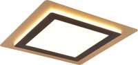 TRIO Leuchten LED Deckenleuchte MORGAN, quadratische Deckenlampe 45x45cm,...