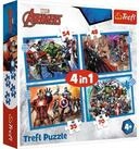 Trefl Puzzle 4in1 Puzzle, Marvel AVENGERS, von 35 bis 70 Teilen, 4 Sets,...