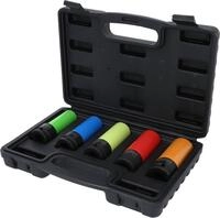 KS Tools Steckn&uuml;sse 1/2" Alu-Felgen Kraft-Stecknuss-Satz robust, 5-tlg...