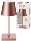 SIGOR LED Tischleuchte Akku-Tischleuchte, Dimmbar, LED fest integriert,...