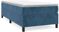 vidaXL Bettgestell, Bettrahmen Dunkelblau 80x200 cm Samt