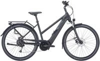 Pegasus E-Bike Pegasus Solero Evo 9 625 Wh Damen Trapez schwarz 2024, 9 Gang SHIMANO
