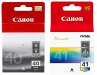 Canon 2er Set Original Canon PG-40 Black (0615B001) + CL-41 Color (0617B001)